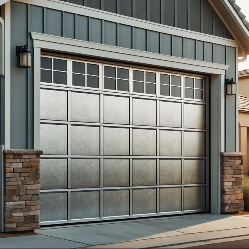 Puertas seccionales 2 Puerta seccional de acero