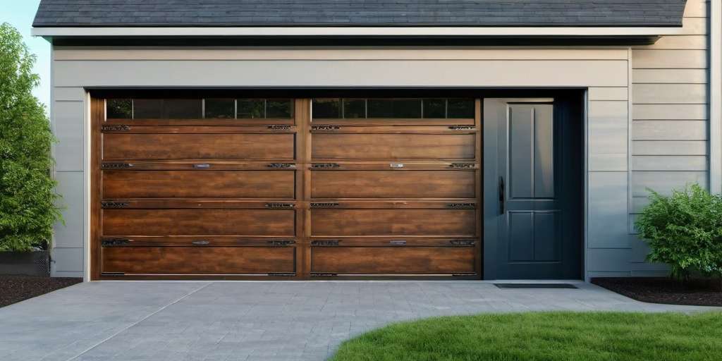 Seguridad en Instalaciones de Puertas Automáticas: Guía Completa y Accesorios Esenciales 5 Puerta basculante de madera